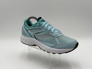 Saucony Cohesion 14 Women’s Size 9 Blue White Running Sneakers Lace up Mesh